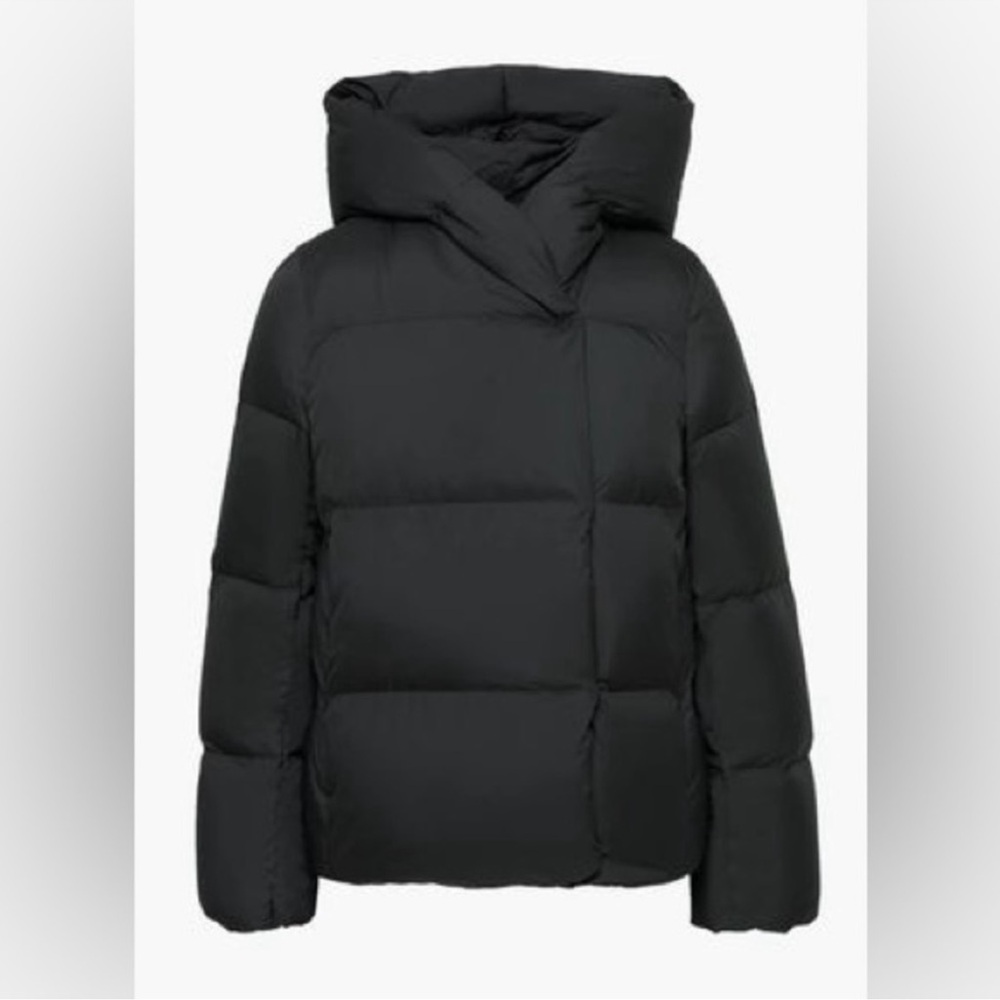 Aritzia Babaton Short Duvet Puffer Black XXS